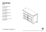 Preview for 1 page of Target Windham WNBUFFETBK Assembly Instructions Manual