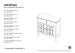 Target Windham WNCBDW2DBK Assembly Instructions Manual preview