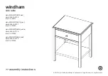 Preview for 1 page of Target windham WNSIDTBLBL Assembly Instructions Manual