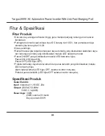 Preview for 36 page of Targus 200W AC AUTOMOTIVE POWER INVERTER User Manual