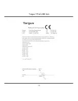 Preview for 17 page of Targus 7-PORT HUB User Manual