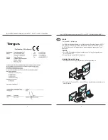 Предварительный просмотр 4 страницы Targus ACA41EUZ User Manual