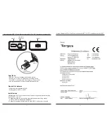 Предварительный просмотр 12 страницы Targus ACA41EUZ User Manual