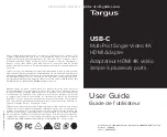 Preview for 1 page of Targus ACA958USZ User Manual