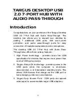 Preview for 4 page of Targus ACH81EU User Manual