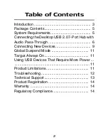 Preview for 2 page of Targus ACH81US User Manual