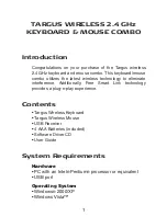 Preview for 2 page of Targus AKM11 User Manual