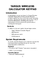 Preview for 2 page of Targus AKP02US User Manual