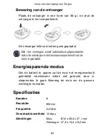 Preview for 61 page of Targus AMW07EU User Manual