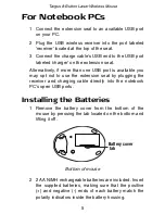 Предварительный просмотр 6 страницы Targus AMW14EU User Manual