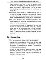 Preview for 43 page of Targus AMW15EU User Manual