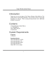 Preview for 2 page of Targus AMW50US User Manual