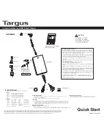 Targus APA042EU Quick Start Manual preview