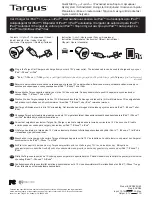 Targus APD04EU-50 Quick Start preview