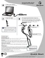 Предварительный просмотр 2 страницы Targus APP2001US Quick Start Manual