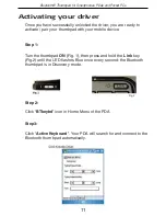 Preview for 11 page of Targus Bluetooth Thumbpad for Smartphones, PDAs and Pocket PCs User Manual