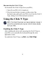 Предварительный просмотр 6 страницы Targus Click N Type User Manual
