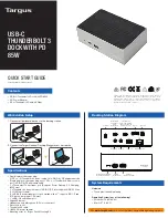 Targus DOCK220USZ Quick Start Manual preview