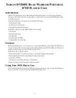 Preview for 2 page of Targus DVD401 Road Warrior User Manual