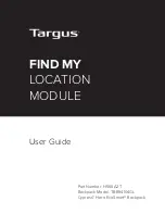 Предварительный просмотр 1 страницы Targus FIND MY H566A2T User Manual