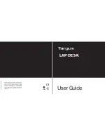 Targus lap desk User Manual предпросмотр