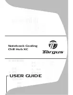 Targus NOTEBOOK COOLING CHILL HUB XC User Manual preview