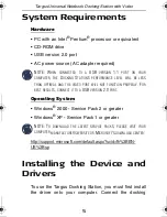 Preview for 5 page of Targus NOTEBOOK DOCKING station with video User Manual