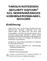 Предварительный просмотр 31 страницы Targus NOTEBOOK SECURITY DEFCON SCL User Manual