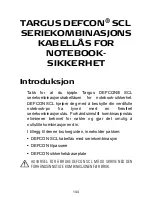 Предварительный просмотр 144 страницы Targus NOTEBOOK SECURITY DEFCON SCL User Manual