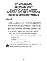 Предварительный просмотр 205 страницы Targus NOTEBOOK SECURITY DEFCON SCL User Manual