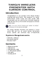 Preview for 3 page of Targus PAUM30U User Manual