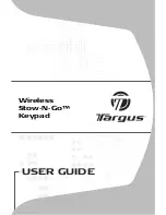 Targus Stow-N-Go AKP01US User Manual preview