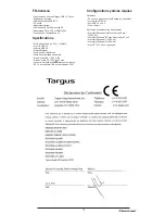 Preview for 12 page of Targus SUPERSPEED Quick Start Manual