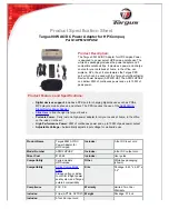 Targus Targus 90W AC/DC Specification Sheet preview