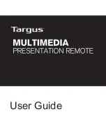 Preview for 1 page of Targus Targus Laser Presentation Remote User Manual