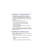 Preview for 2 page of Targus ThumbPad PA790U User Manual