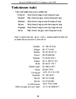 Preview for 56 page of Targus Ultra-Mini Ultra-Mini Bluetooth 2.0 Adapter with DER User Manual