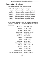 Preview for 21 page of Targus Ultra-Mini Ultra-Mini Bluetooth 2.0 Adapter with... User Manual