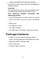 Preview for 4 page of Targus Universal Notebook Docking Station with Video... User Manual