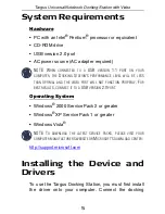 Preview for 5 page of Targus Universal Notebook Docking Station with Video... User Manual