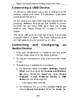 Preview for 10 page of Targus Universal Notebook Docking Station with Video... User Manual