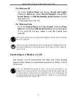 Preview for 9 page of Targus USB 2.0 LATPOP DOCKING STATION User Manual