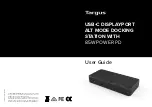 Targus USB-C DISPLAYPORT ALT MODE DOCKING STATION WITH 85W POWER... User Manual preview