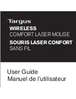 Targus WIRELESS COMFORT LASER MOUSE User Manual preview