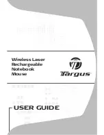 Preview for 1 page of Targus Wireless Laser  Rechargable Notebook Mouse User Manual