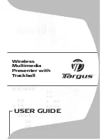 Targus Wireless Multimedia Presenter with Trackball User Manual preview