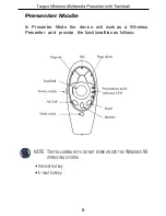 Preview for 8 page of Targus Wireless Multimedia Presenter with Trackball User Manual