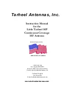 Tarheel Antennas Little Tarheel HP Instruction Manual preview