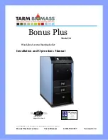 Tarm Biomass Bonus Plus 30 Installation And Operation Manual preview