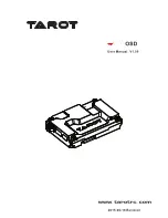 Предварительный просмотр 1 страницы Tarot zyx-osd User Manual